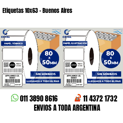 Etiquetas 10×63 – Buenos Aires