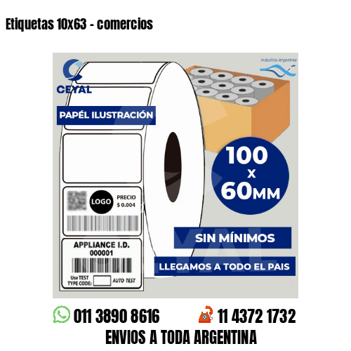 Etiquetas 10×63 – comercios