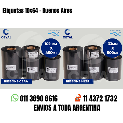 Etiquetas 10x64 - Buenos Aires