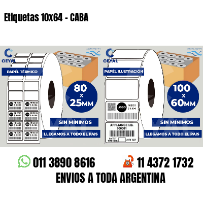 Etiquetas 10×64 – CABA