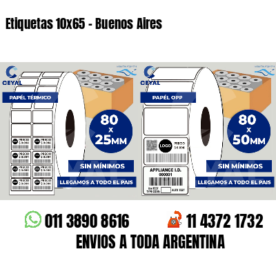 Etiquetas 10×65 – Buenos Aires