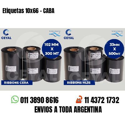 Etiquetas 10x66 - CABA