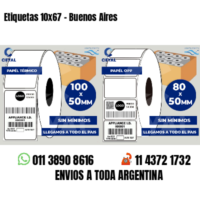 Etiquetas 10×67 – Buenos Aires