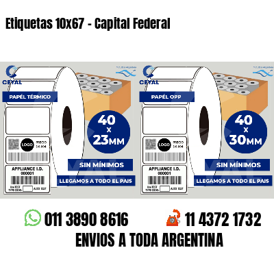Etiquetas 10×67 – Capital Federal