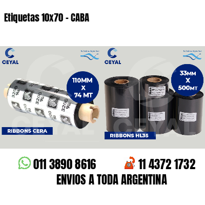 Etiquetas 10x70 - CABA