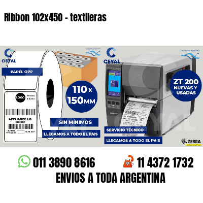 Ribbon 102x450 - textileras
