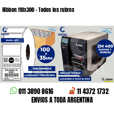 Ribbon 110x300 - Todos los rubros