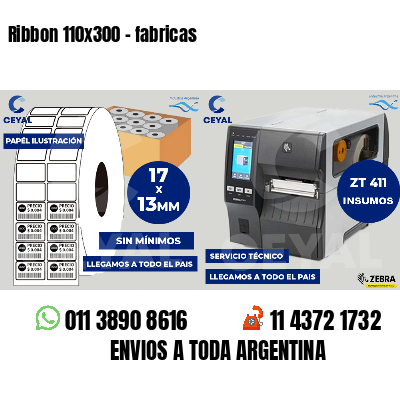 Ribbon 110x300 - fabricas