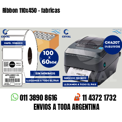 Ribbon 110x450 - fabricas