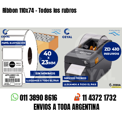 Ribbon 110x74 - Todos los rubros