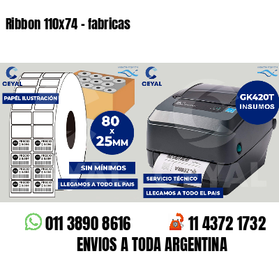 Ribbon 110x74 - fabricas
