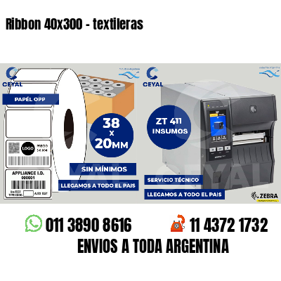 Ribbon 40x300 - textileras