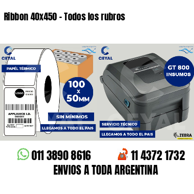 Ribbon 40x450 - Todos los rubros