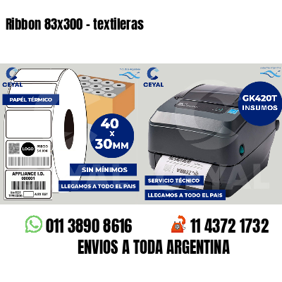 Ribbon 83x300 - textileras