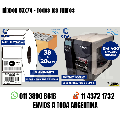 Ribbon 83x74 - Todos los rubros