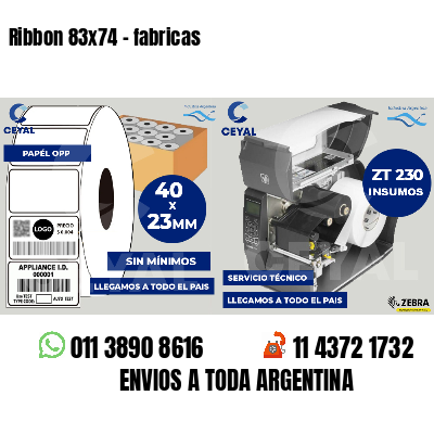 Ribbon 83x74 - fabricas