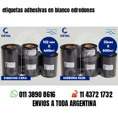 etiquetas adhesivas en blanco edredones