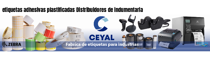 etiquetas adhesivas plastificadas Distribuidores de indumentaria