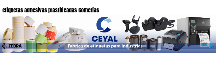 etiquetas adhesivas plastificadas Gomerías