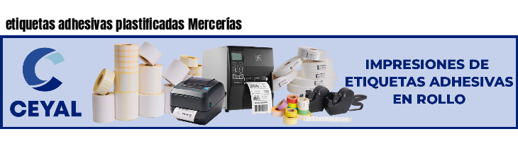 etiquetas adhesivas plastificadas Mercerías