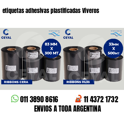 etiquetas adhesivas plastificadas Viveros