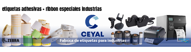 etiquetas adhesivas ribbon especiales industrias