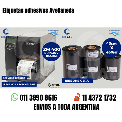 Etiquetas adhesivas Avellaneda