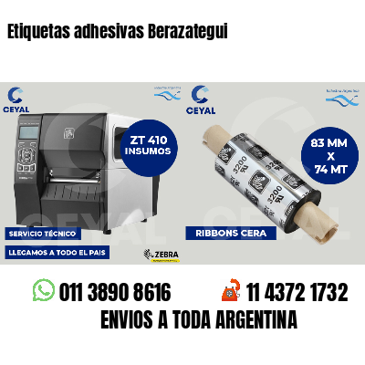 Etiquetas adhesivas Berazategui