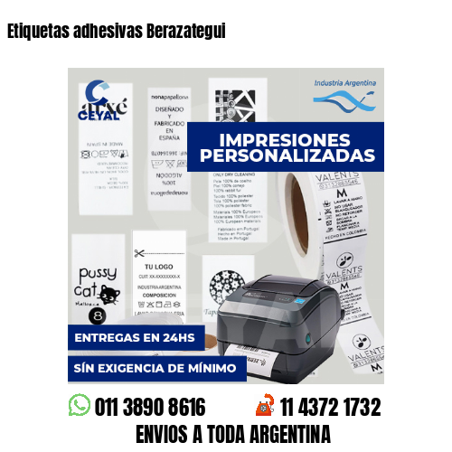 Etiquetas adhesivas Berazategui