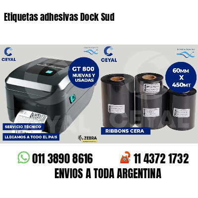 Etiquetas adhesivas Dock Sud