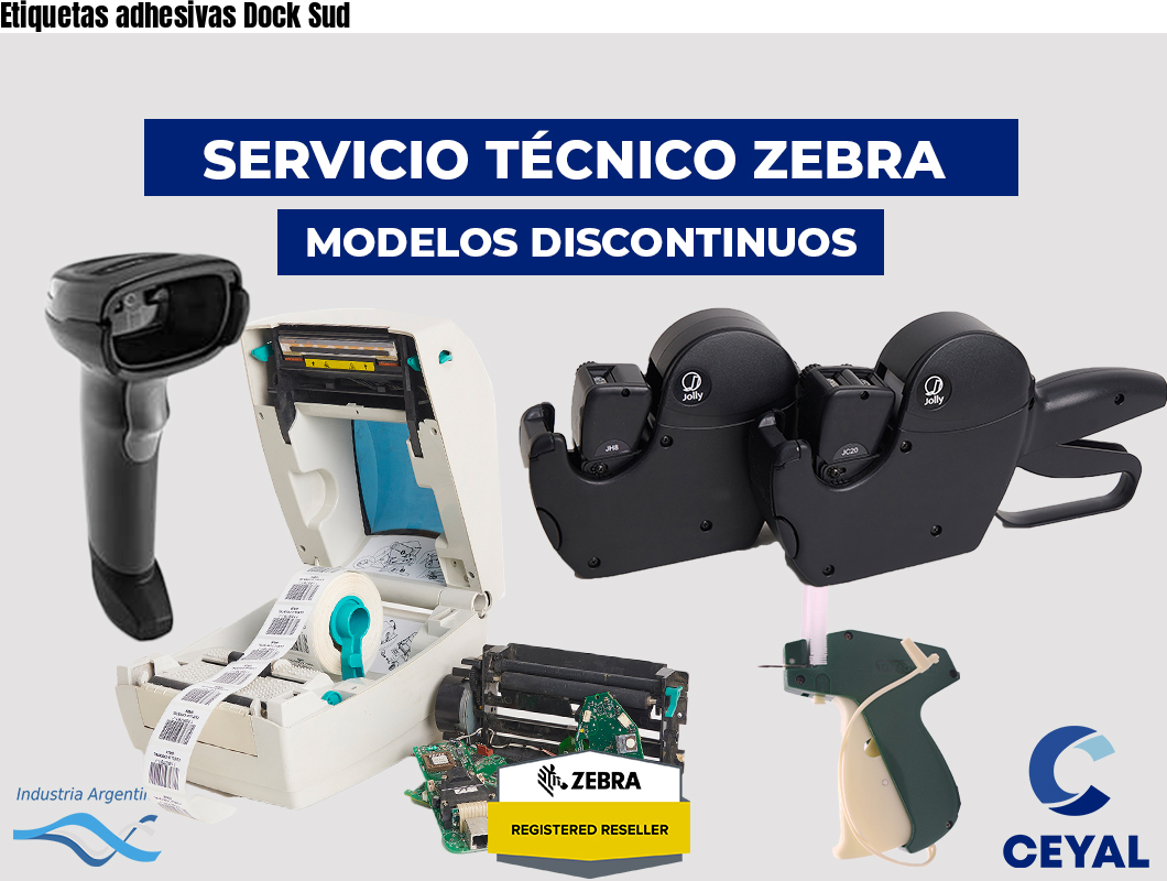 Etiquetas adhesivas Dock Sud