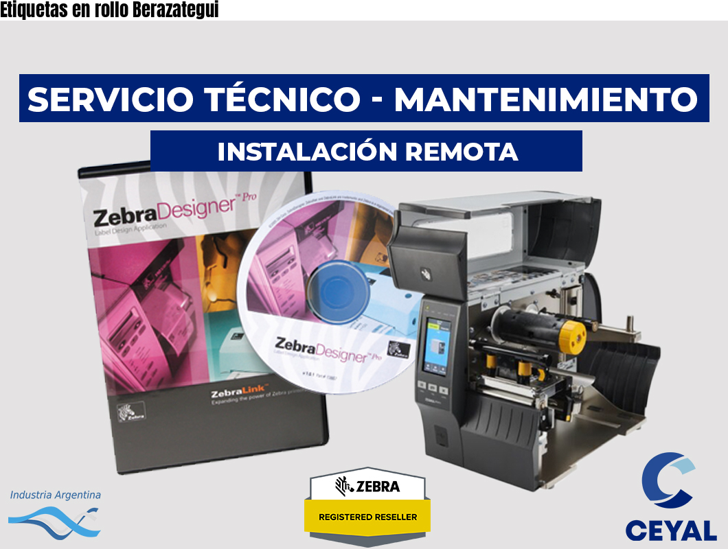 Etiquetas en rollo Berazategui