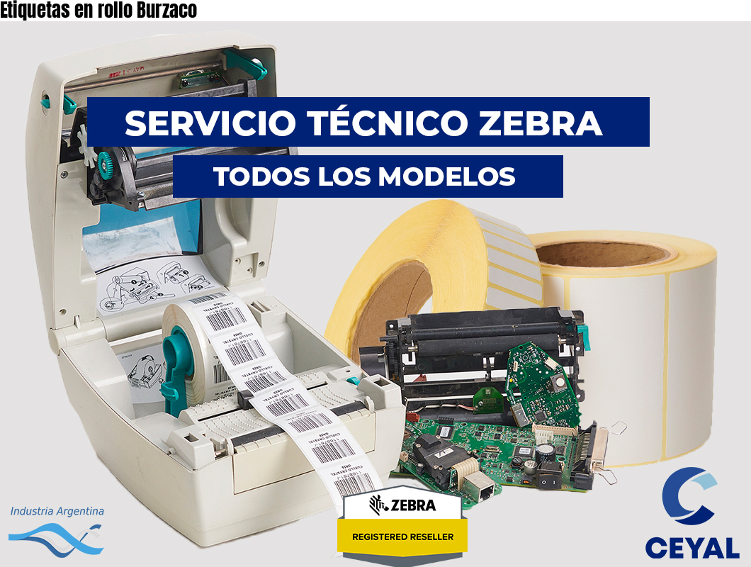 Etiquetas en rollo Burzaco
