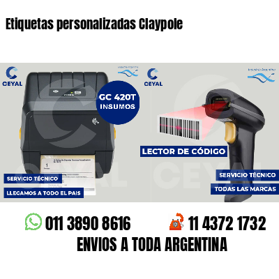 Etiquetas personalizadas Claypole
