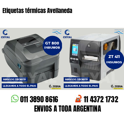 Etiquetas térmicas Avellaneda