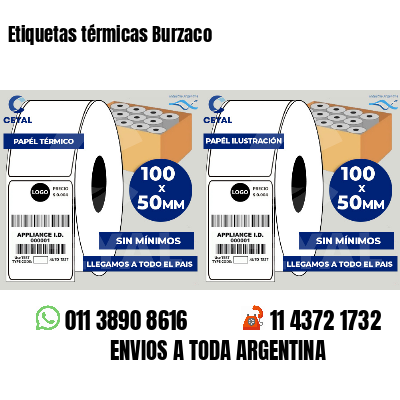 Etiquetas térmicas Burzaco