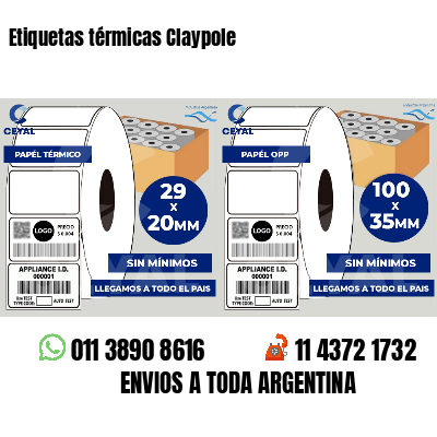 Etiquetas térmicas Claypole