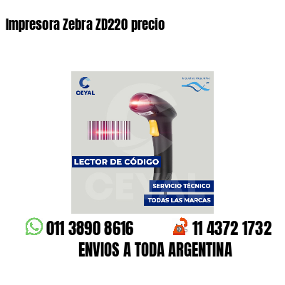 Impresora Zebra ZD220 precio