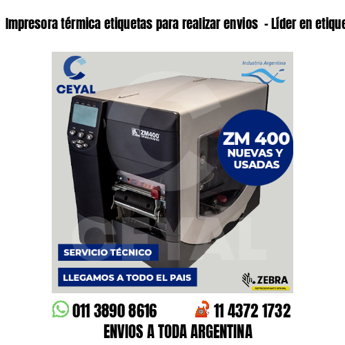 Impresora térmica etiquetas para realizar envios  – Líder en etiquetado textil