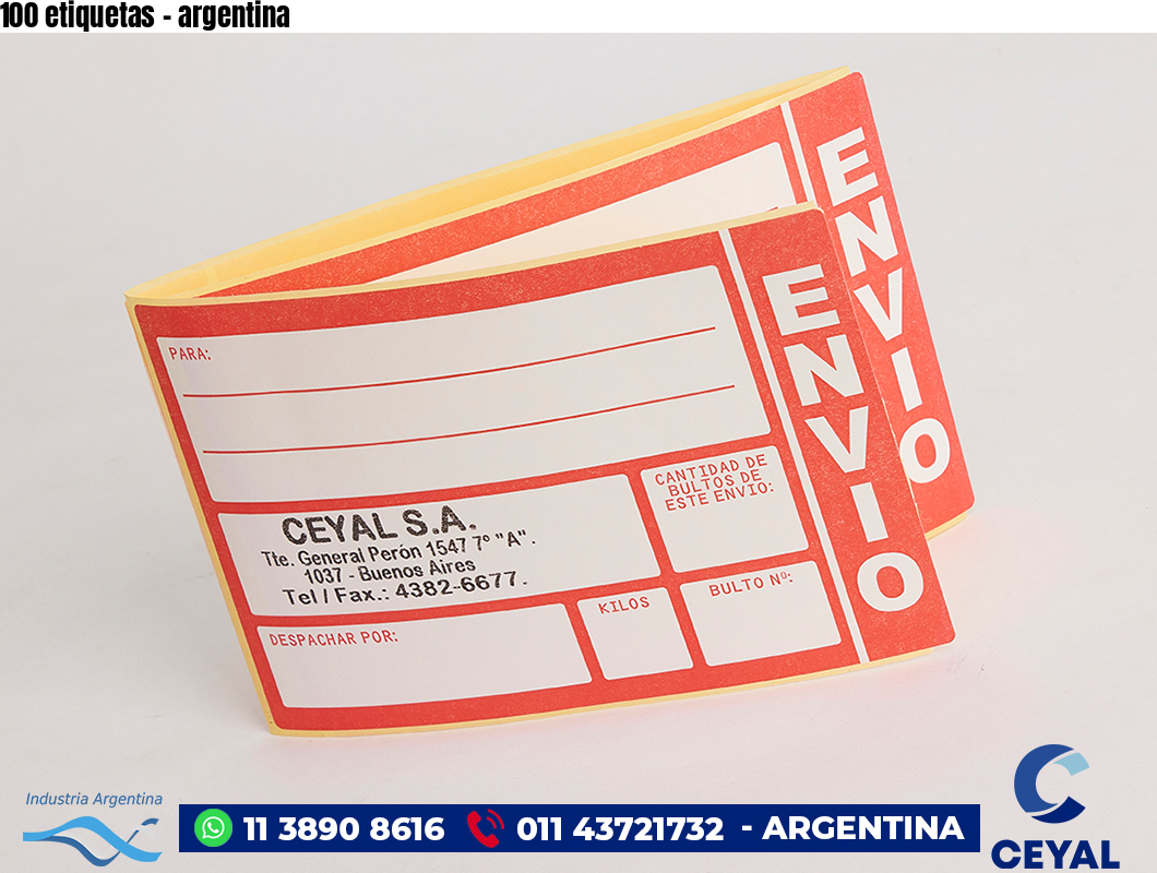 100 etiquetas – argentina