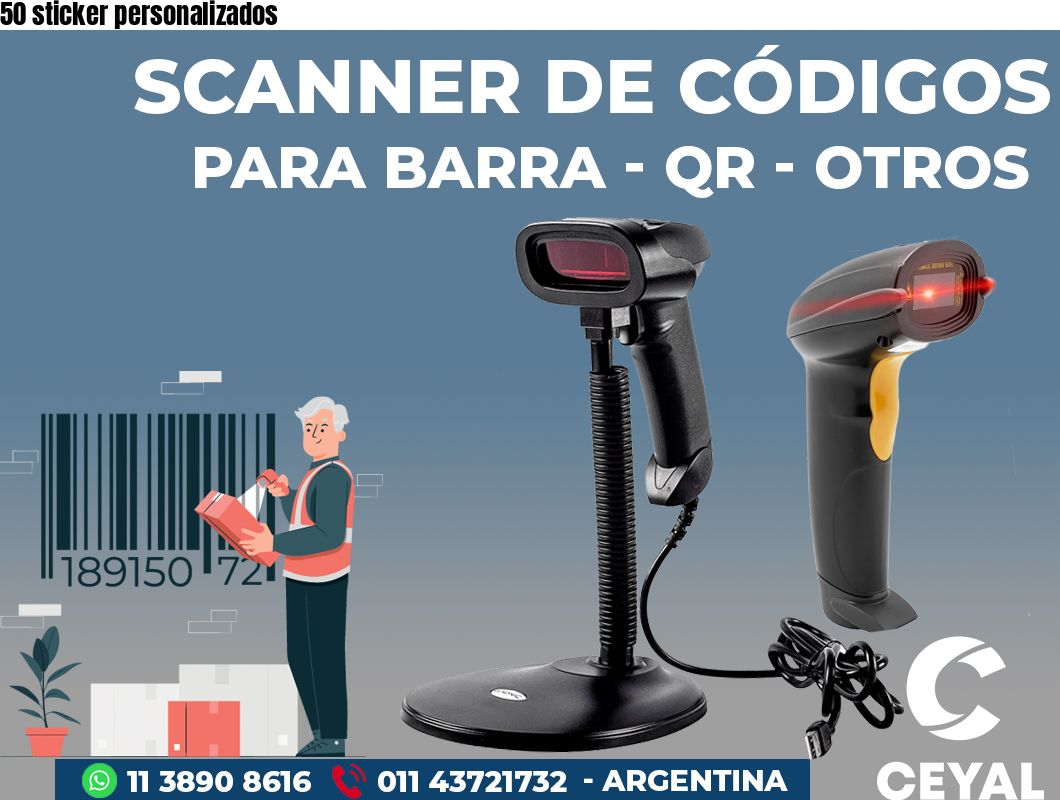 50 sticker personalizados 