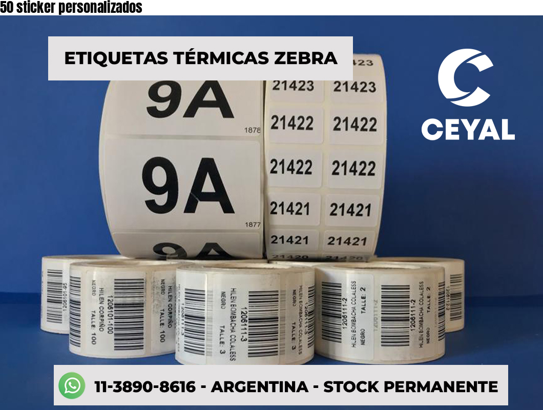 50 sticker personalizados 