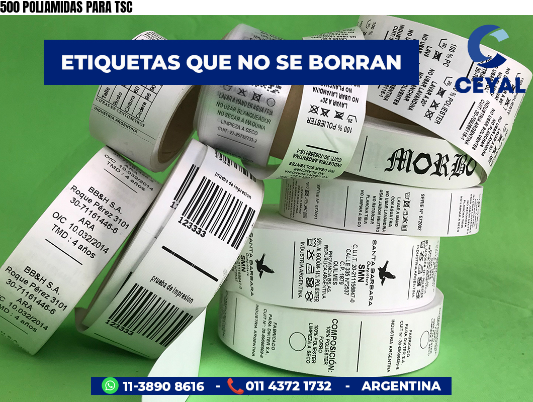 500 POLIAMIDAS PARA TSC