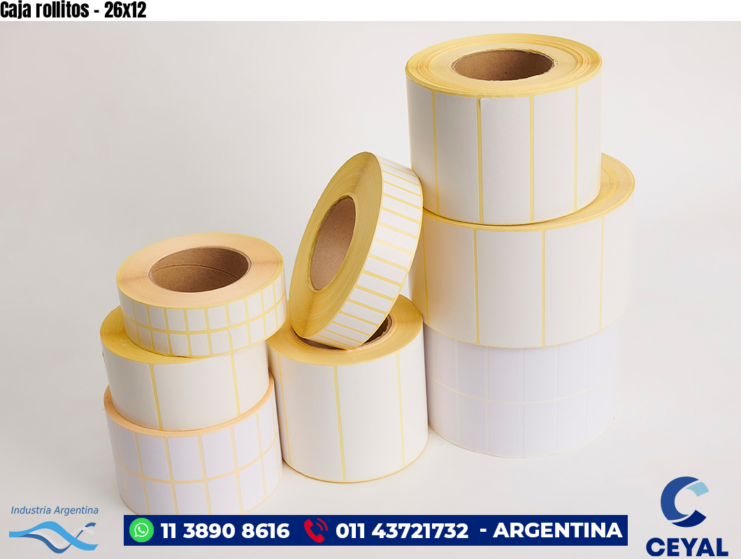 Caja rollitos - 26x12