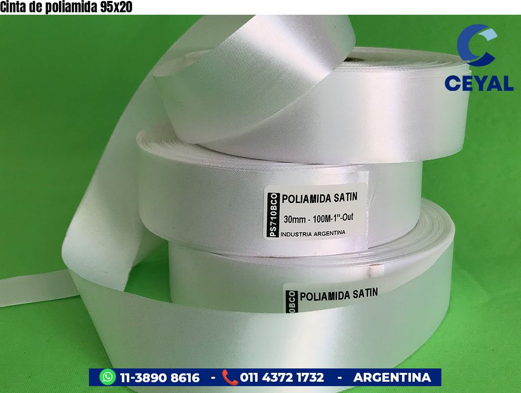 Cinta de poliamida 95×20
