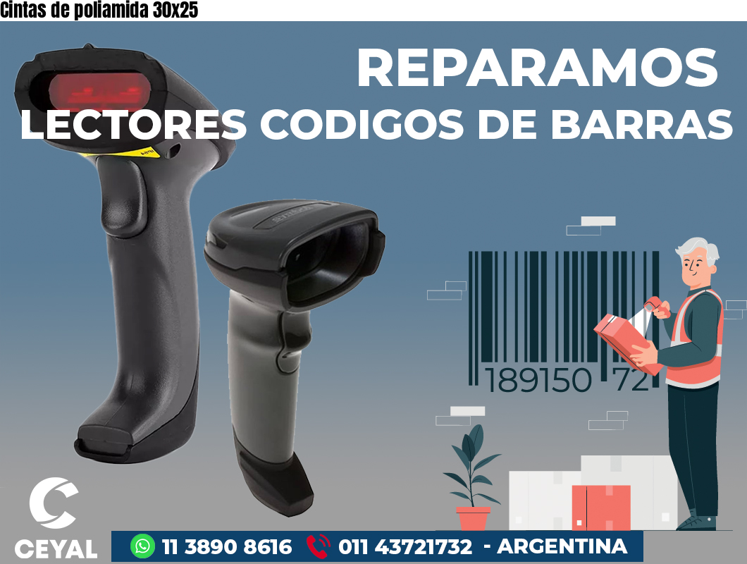 Cintas de poliamida 30x25