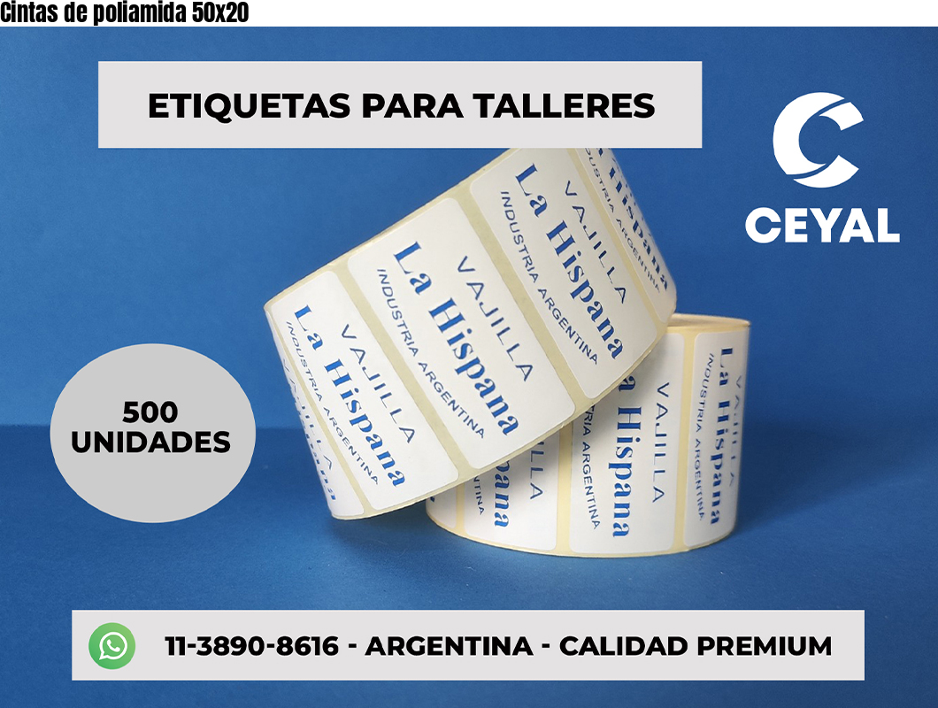 Cintas de poliamida 50x20