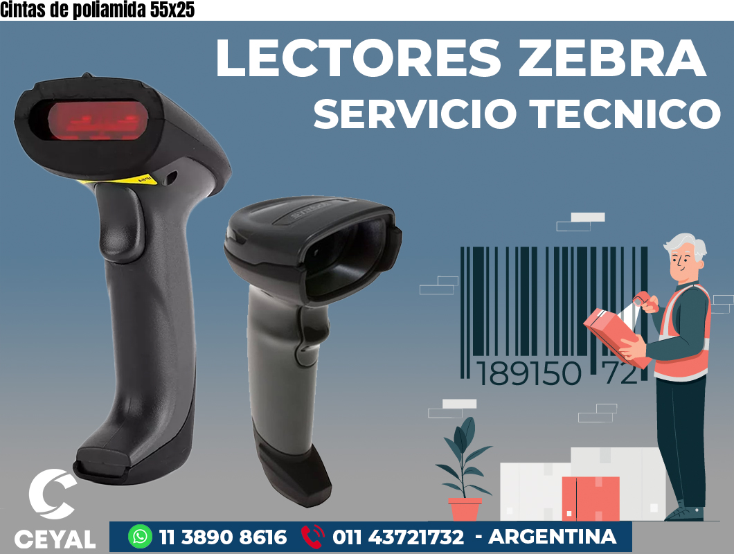 Cintas de poliamida 55x25