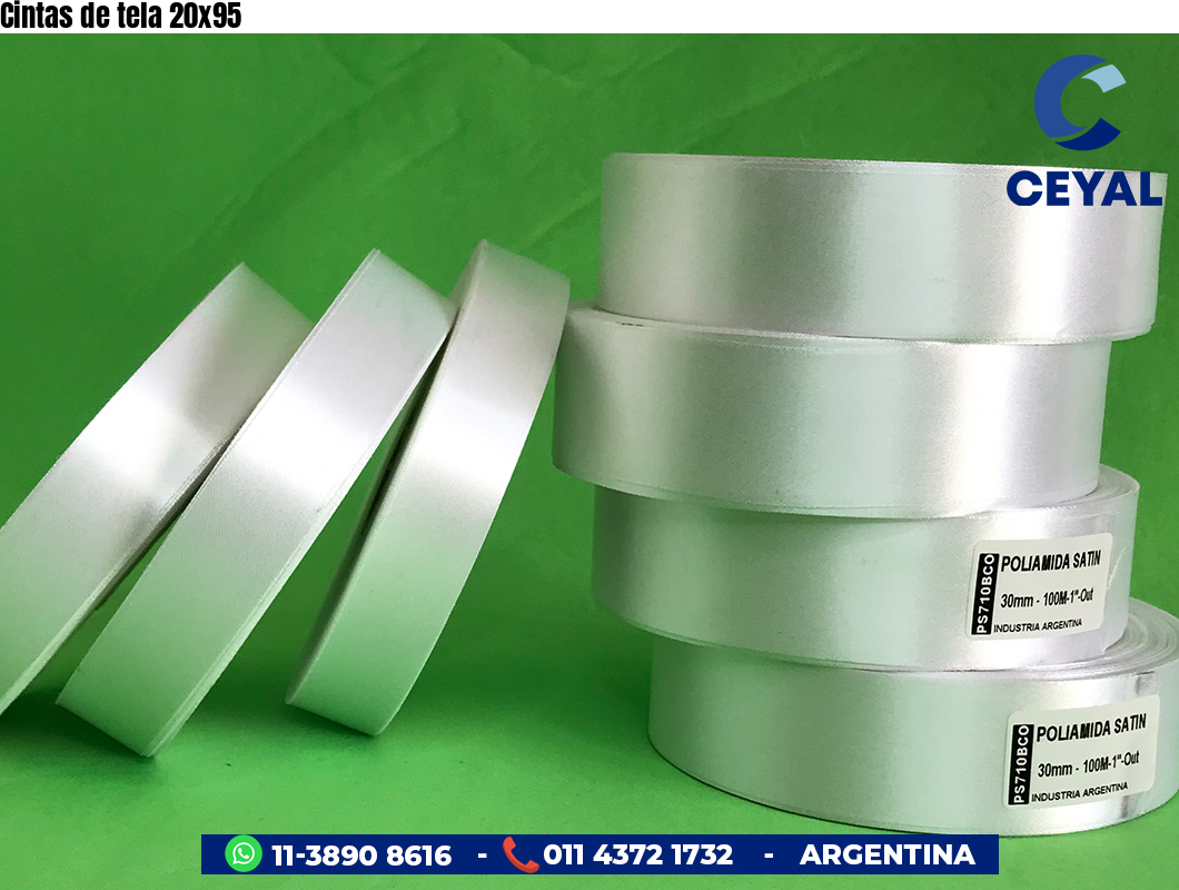 Cintas de tela 20x95