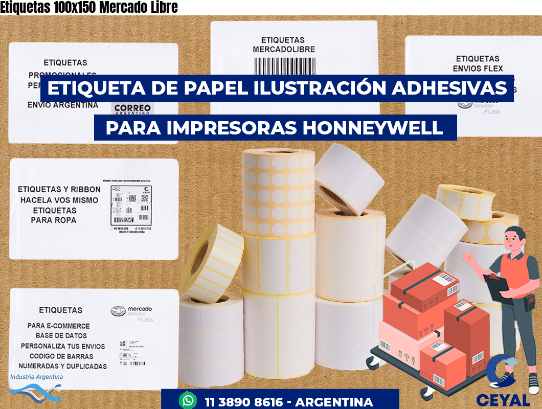 Etiquetas 100x150 Mercado Libre
